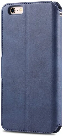 Apple iPhone 6S Portemonnee Hoesje Blauw afbeelding 7