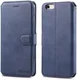 Apple iPhone 6S Portemonnee Hoesje Blauw afbeelding 3