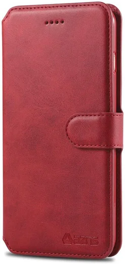 Apple iPhone 8 Plus Portemonnee Hoesje Rood afbeelding 1