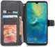 Huawei Mate 20 Portemonnee Hoesje Zwart afbeelding 2