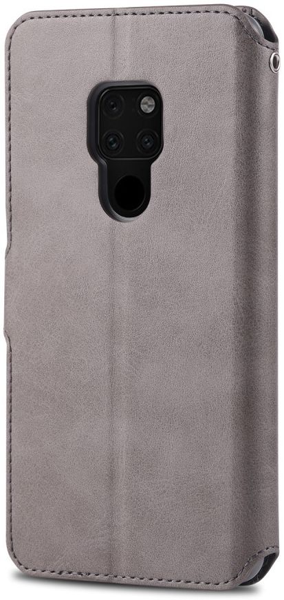 Huawei Mate 20 Portemonnee Hoesje Grijs afbeelding 7