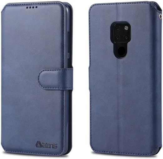 Huawei Mate 20 Portemonnee Hoesje Blauw afbeelding 3