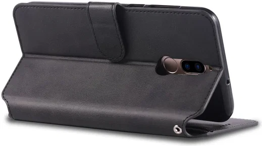 Huawei Mate 10 Lite Portemonnee Hoesje met Standaard Zwart afbeelding 7