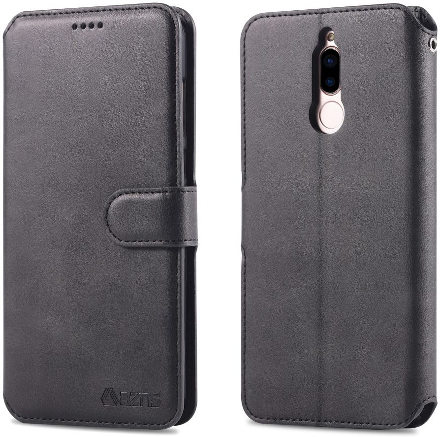 Huawei Mate 10 Lite Portemonnee Hoesje met Standaard Zwart afbeelding 2