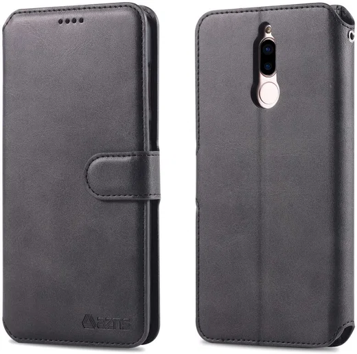 Huawei Mate 10 Lite Portemonnee Hoesje met Standaard Zwart afbeelding 2