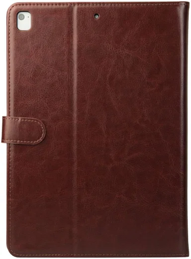 Rosso Element Apple iPad 2017 / 2018 / Air / Air 2 Hoes Bruin afbeelding 5