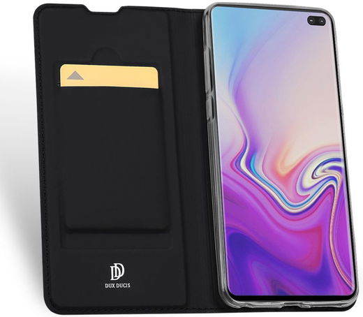 Dux Ducis Book Case Samsung Galaxy S10 Plus Hoesje Zwart afbeelding 2