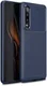 Huawei P30 Siliconen Carbon Hoesje Blauw afbeelding 1