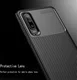 Huawei P30 Siliconen Carbon Hoesje Blauw afbeelding 4