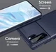 Huawei P30 Pro Siliconen Carbon Hoesje Blauw afbeelding 4