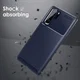 Huawei P30 Pro Siliconen Carbon Hoesje Blauw afbeelding 5