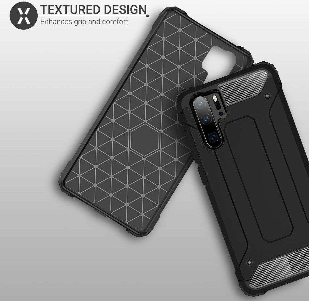 Huawei P30 Pro Hoesje Shock Proof Hybride Backcover Wit afbeelding 5