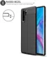 Huawei P30 Pro Hoesje met Kunstleer Coating Zwart afbeelding 4