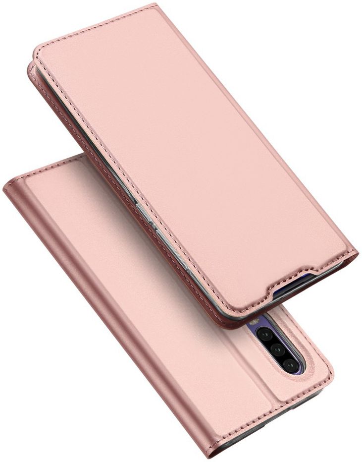 Dux Ducis Book Case Huawei P30 Hoesje Roze Goud afbeelding 6