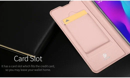 Dux Ducis Book Case Huawei P30 Hoesje Roze Goud afbeelding 8
