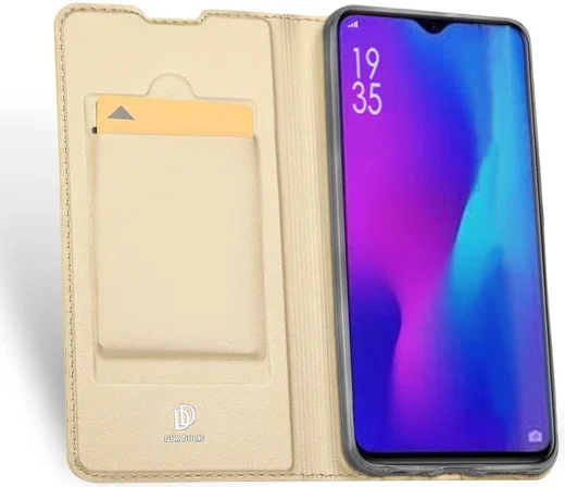 Dux Ducis Book Case Huawei P30 Hoesje Goud afbeelding 2