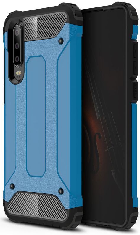 Huawei P30 Hybride Hoesje Blauw afbeelding 1