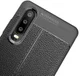 Huawei P30 Hoesje TPU Met Leren Textuur Zwart afbeelding 8