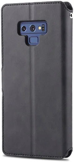 Samsung Galaxy Note 9 Portemonnee Hoesje Zwart afbeelding 6