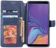 Samsung Galaxy A9 (2018) Stijlvol Portemonnee Hoesje Blauw afbeelding 3