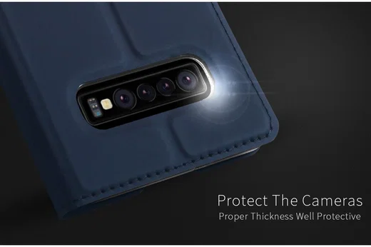 Dux Ducis Premium Book Case Samsung Galaxy S10 Hoesje Blauw afbeelding 11
