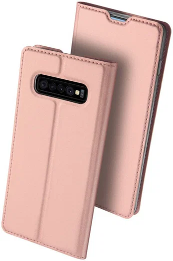 Dux Ducis Premium Book Case Samsung Galaxy S10 Hoesje Roze Goud afbeelding 6