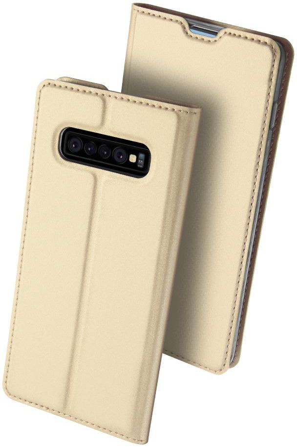 Dux Ducis Premium Book Case Samsung Galaxy S10 Hoesje Goud afbeelding 6
