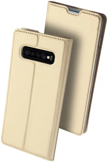 Dux Ducis Premium Book Case Samsung Galaxy S10 Hoesje Goud afbeelding 6