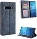 Samsung Galaxy S10 Vintage Portemonnee Hoesje Blauw afbeelding 7