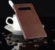 Samsung Galaxy S10 Plus Hoesje met Krokodil Textuur Bruin afbeelding 3