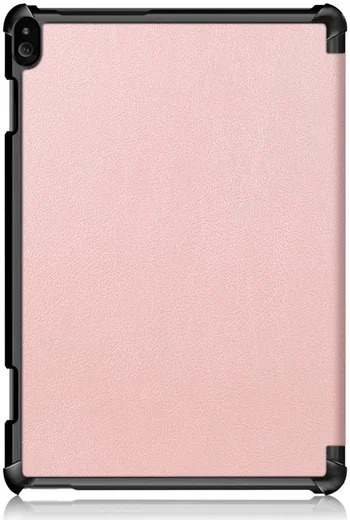 Lenovo Tab P10 Hoes Tri-Fold Roze afbeelding 4