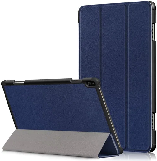 Lenovo Tab P10 Hoes Tri-Fold Blauw afbeelding 1