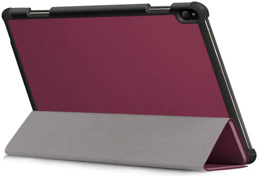 Lenovo Tab P10 Hoes Tri-Fold Rood afbeelding 3