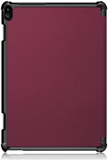 Lenovo Tab P10 Hoes Tri-Fold Rood afbeelding 4