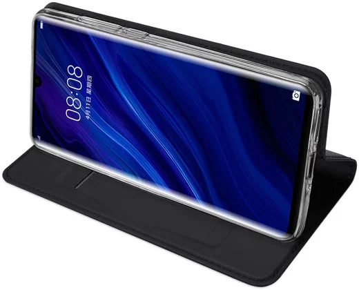 Dux Ducis Book Case Huawei P30 Pro Hoesje Zwart afbeelding 4