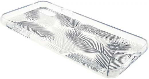 Apple iPhone XS Hybride Hoesje met Bladeren Print afbeelding 7