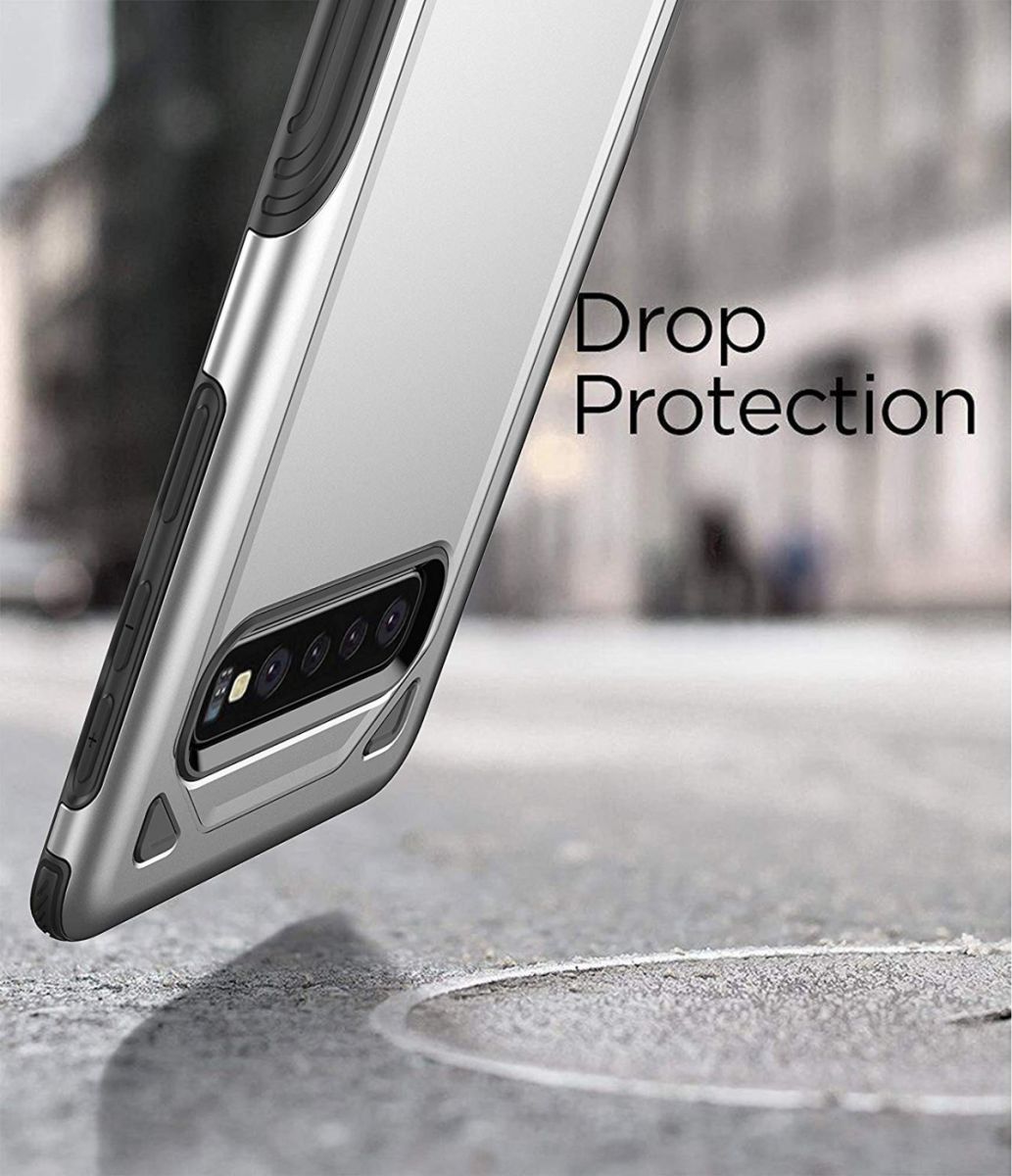 Samsung Galaxy S10 Stijlvol Hybride Hoesje Groen afbeelding 5