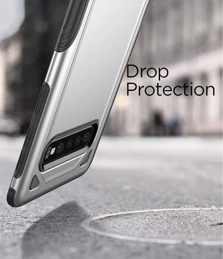Samsung Galaxy S10 Stijlvol Hybride Hoesje Groen afbeelding 5