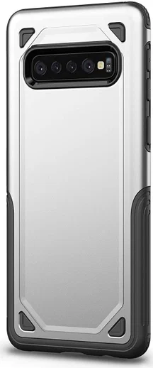 Samsung Galaxy S10 Stijlvol Hybride Hoesje Groen afbeelding 7