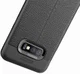 Samsung Galaxy S10E TPU Hoesje met Leren Textuur Coating Blauw afbeelding 12