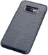 Samsung Galaxy S10E TPU Hoesje met Leren Textuur Coating Blauw afbeelding 2