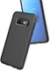 Samsung Galaxy S10E TPU Hoesje met Leren Textuur Coating Blauw afbeelding 7