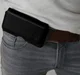 Rosso Deluxe Hoesje Belt Case Met Riemlus Echt Leer Medium Zwart afbeelding 2