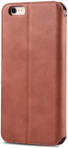 Apple iPhone 6S Portemonnee Hoesje Bruin afbeelding 7