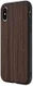 RhinoShield SolidSuit Dark Walnut iPhone X Hoesje Zwart afbeelding 2