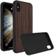 RhinoShield SolidSuit Dark Walnut iPhone XS Hoesje afbeelding 1