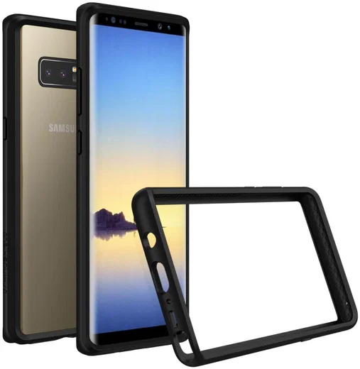 RhinoShield CrashGuard Samsung Galaxy Note 8 Bumper Hoesje Zwart afbeelding 2