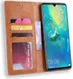 Huawei P30 Pro Vintage Portemonnee Hoesje Bruin afbeelding 1