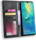 Huawei P30 Pro Vintage Portemonnee Hoesje Zwart afbeelding 1