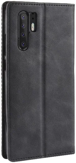 Huawei P30 Pro Vintage Portemonnee Hoesje Zwart afbeelding 6